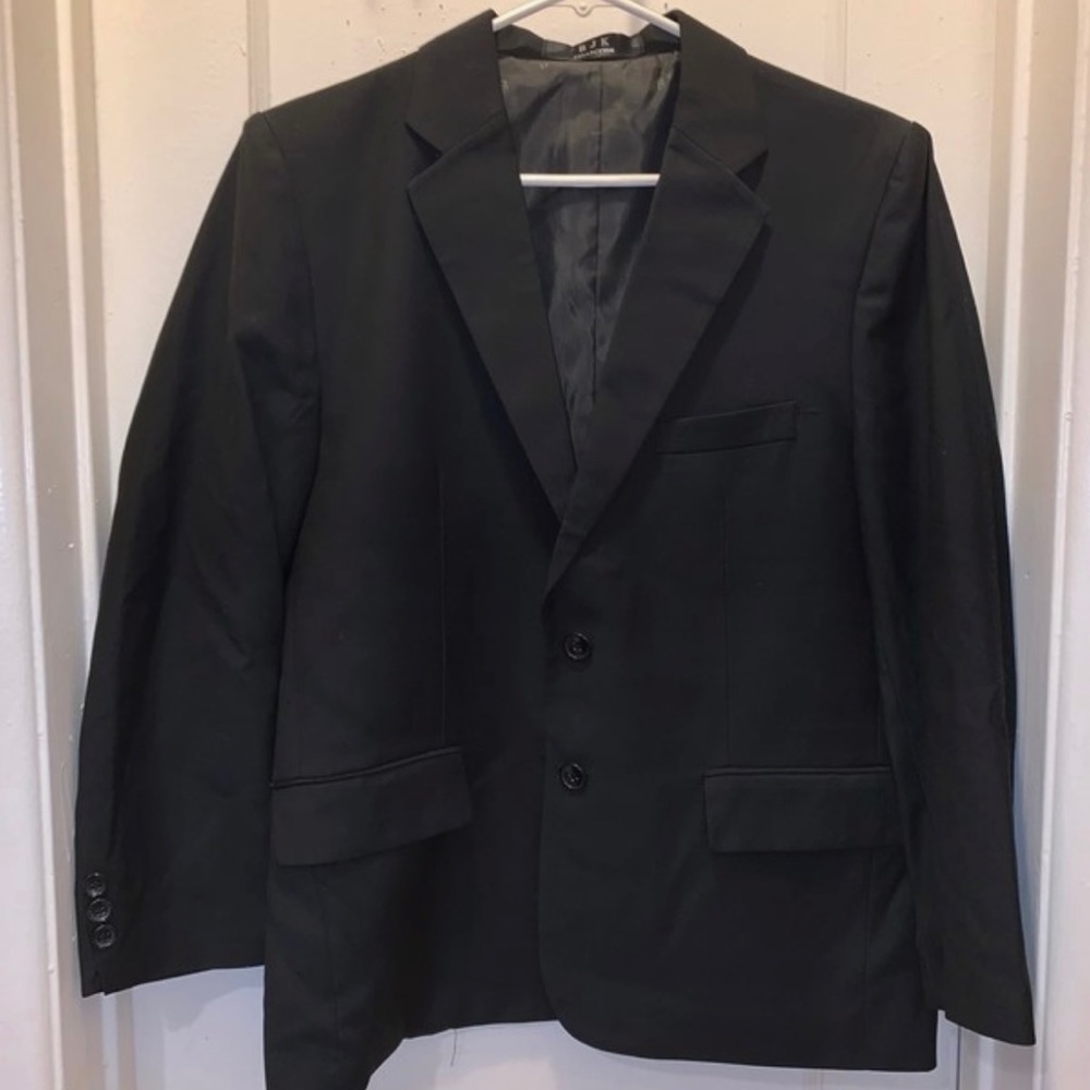 BJK Black Suit  w/ Vest